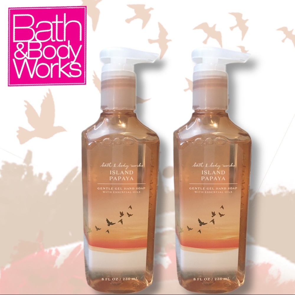 BATH & BODY WORKS “ISLAND PAPAYA” Gentle Hand Soap